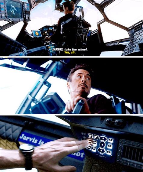 Jarvis is my co-pilot. | Iron man tony stark, Marvel cinematic, Marvel