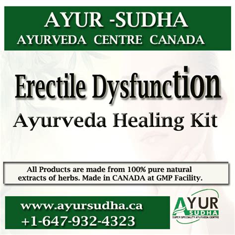 Erectile Dysfunction Treatment In Ayurveda At Ayur Sudha
