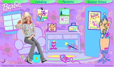 Early 2000s Websites Tumblr Barbie Website Disney