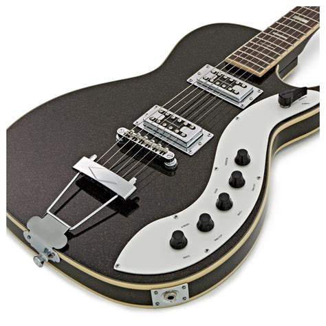 Silvertone 1423 Electric Guitar Blackgold Nearly New At Gear4music