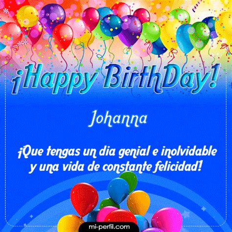 🎂happy Birthday Johanna