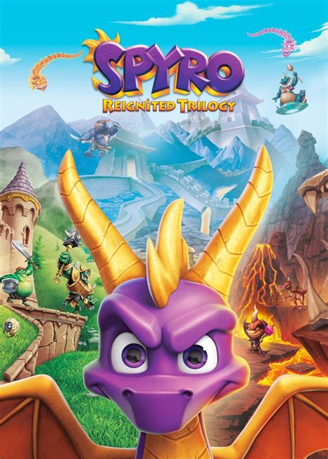 Spyro Cover Poster Picture Metal Print Paint By Spyro The Dragon