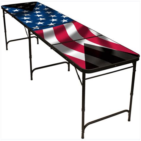 Everyone who loves drinking games enjoys more when using the best beer pong table. USA Flag 8' Beer Pong Table | American AF - AAF Nation