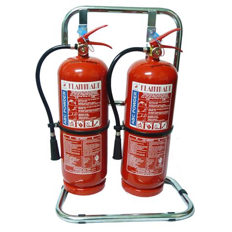 Fire Extinguisher Stand Double Flammart Marketing Sdn Bhd High