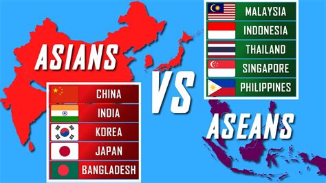 АSEANS vs ASIANS Countries Comparison YouTube