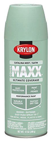 Krylon K09162000 Covermaxx Spray Paint Satin Catalina Mi