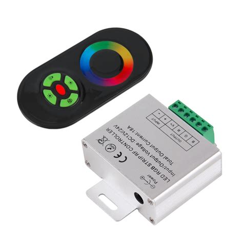 RF Touch Panel Wireless Remote Controller For RGB Led Strip Light DC V V In RGB Controlers