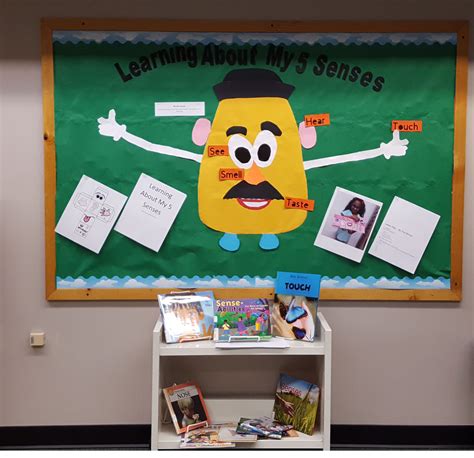 Learn About The Five Senses With This Creative Bulletin Board Designed