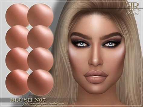 The Sims Resource Blush N07 By Fashionroyaltysims • Sims 4 Downloads
