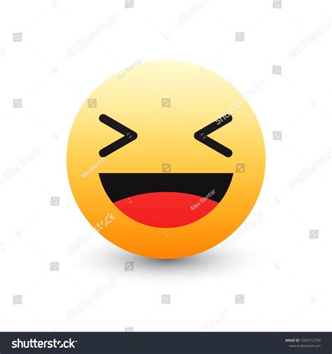 3d Vector Emoticon Icon Design For Social Network Isolated On White