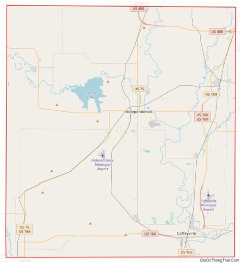 Map Of Montgomery County Kansas Địa Ốc Thông Thái