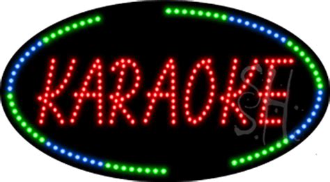 Karaoke Animated Led Sign Entertainment Led Signs Everything Neon