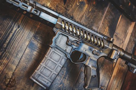 War Torn Bronze F 1 Ar15 Mad Custom Coatingmad Custom Coating