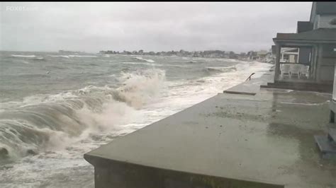 Waves Grow Coastal Flooding Warning In Place As Holiday Winter Storm