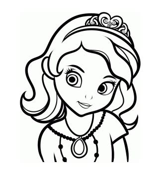 How to draw sofia the first, step by step, drawing guide, by dawn. Menggambar Sofia the First | Menggambar Asik