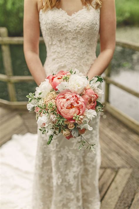 Gorgeous Relaxed And Rustic Coral Peony Filled Barn Wedding