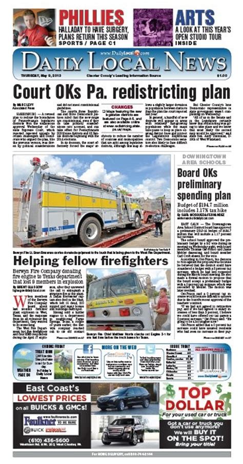 Pin By Daily Local News West Chester On Todays Front Page Pinterest