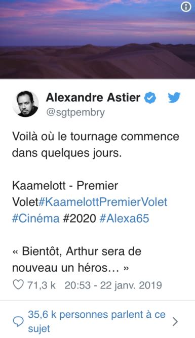 Check spelling or type a new query. Kaamelott - Premier Volet : début du tournage du film, par ...