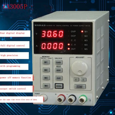 Ka3005p Programmable Precision Adjustable 30v 5a Dc Linear Power