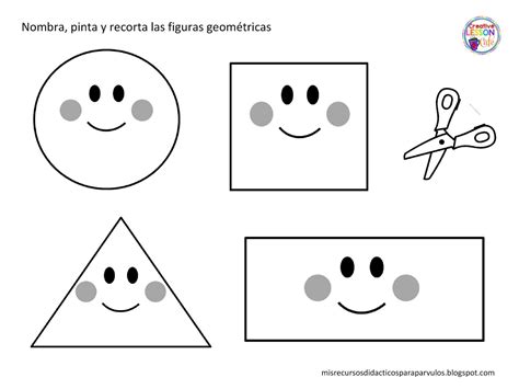 Figuras Geometricas Imprimir Colorear Images