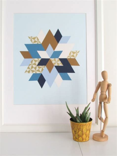 Trendy And Colorful Diy Geometric Wall Art Shelterness