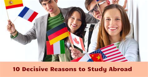 10 Decisive Reasons To Study Abroad