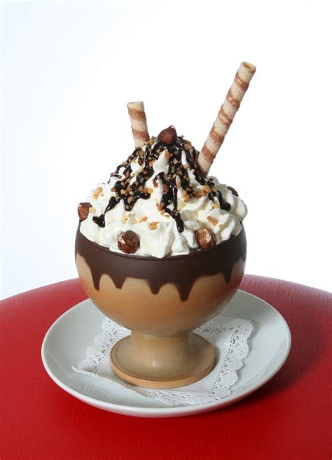 Hazelnut Ice Cream Stock Image Image Of Flavor Vanilla