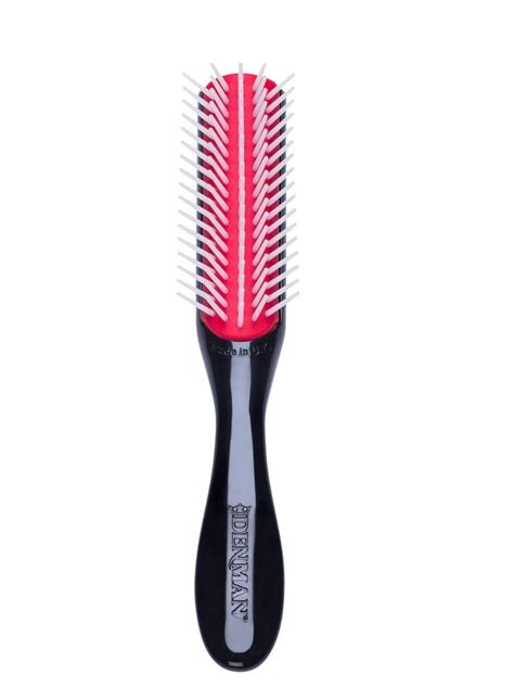 Denman Brush D143 Small 5 Row Styling Brush Black Hair Treats