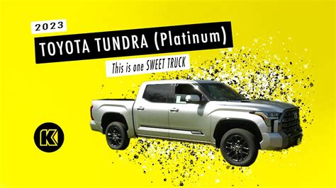 2023 Tundra Platinum Youtube