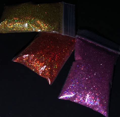 Holographic Ultra Fine Glitter Bundle Pack Etsy