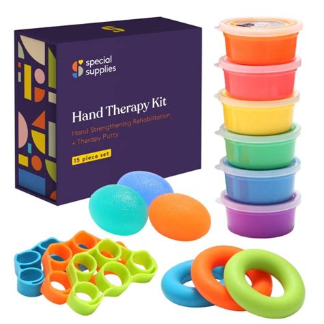 Physical Therapy Putty Kit Finger Exercisers And Hand Strengtheners