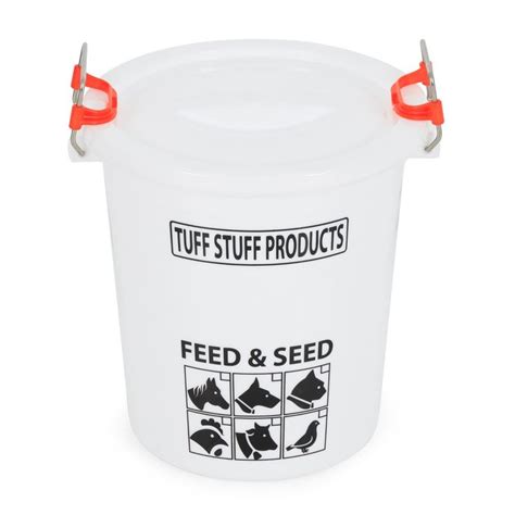 Tuff Stuff Products Fs7 7 Gallon Feed And Seed Heavy Duty Plastic Drum