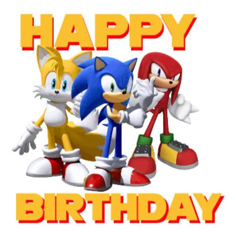 Sonic Birthday Png File Etsy