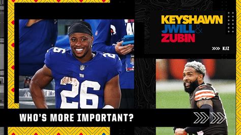 Saquon Barkley Or Odell Beckham Jr Who Is More Vital To The Success Of Their Team Kjz Youtube