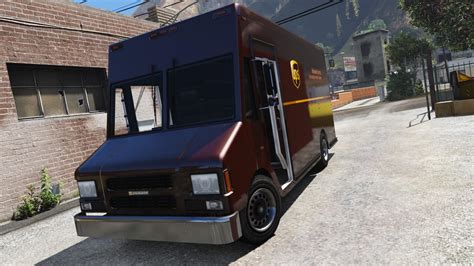 Boxville2 With Static Sliding Doors Ups Skin Replace Gta5