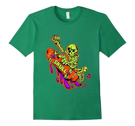 best skateboarding t shirt skeleton punk skateboard tee t cl colamaga