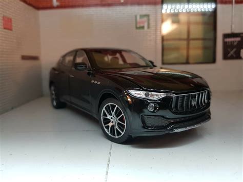 1 24 Maserati Levante 2017 Suv 4x4 Black Detailed Welly Diecast Scale Emberton Imperial