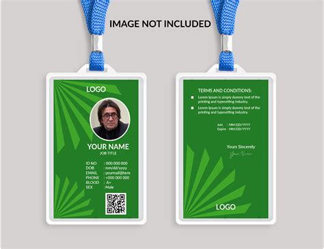 As of 2019, there are an estimated 13.9 million green card holders of whom 9.1 million are eligible to become united states citizens. Green Awesome ID card template 572926 Vector Art at Vecteezy