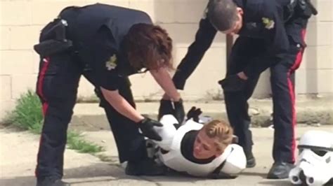 Lethbridge Alta Police Officers Who Arrested Teen Dressed As Stormtrooper Cleared Of