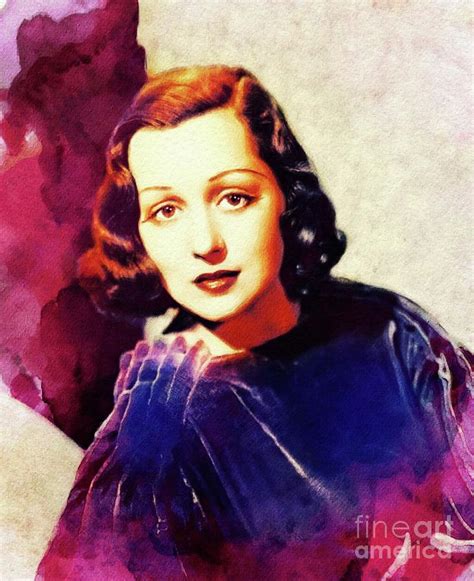 Frances Drake Vintage Actress Painting By Esoterica Art Agency Pixels