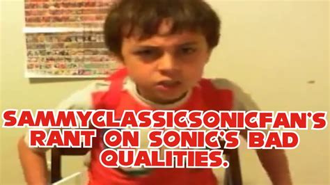 YTP SammyClassicSonicFan S Rant On Sonic S Bad Qualities YouTube