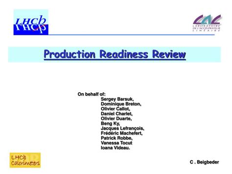 Ppt Production Readiness Review Powerpoint Presentation Free