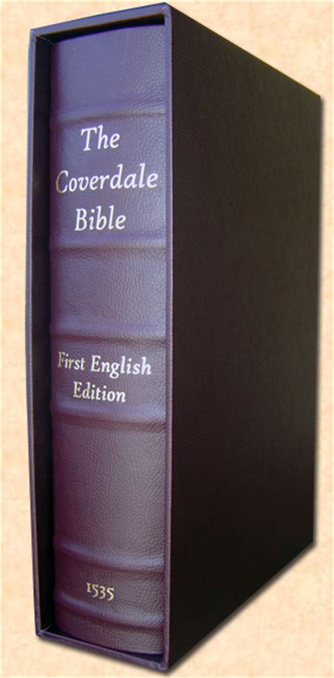 1535 Coverdale 1st Printed English Bible Facsimile Reproduction