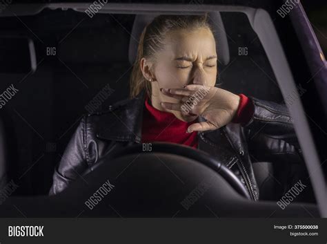 Sleeping Woman Sits Image And Photo Free Trial Bigstock