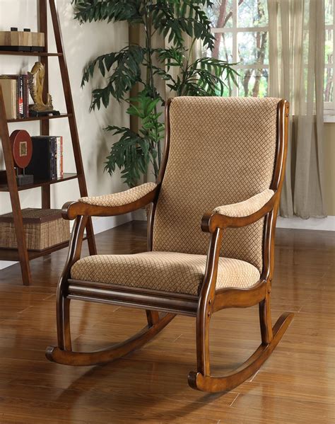 Furniture Of America Betty Rocking Chair Antique Oak