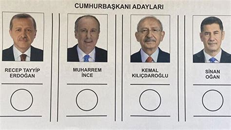 Seçim oy pusulası son hali belli oldu Mayıs Oy pusulası örneği