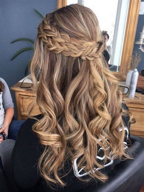 Hair preparation plays a very important role in creating such a hairstyle. 20 Brilliant Half Up Half Down Wedding Hairstyles for 2019 ...