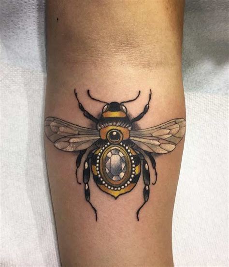 Bee Tattoo 4 By Arielle Gagnon Tattoo Insider