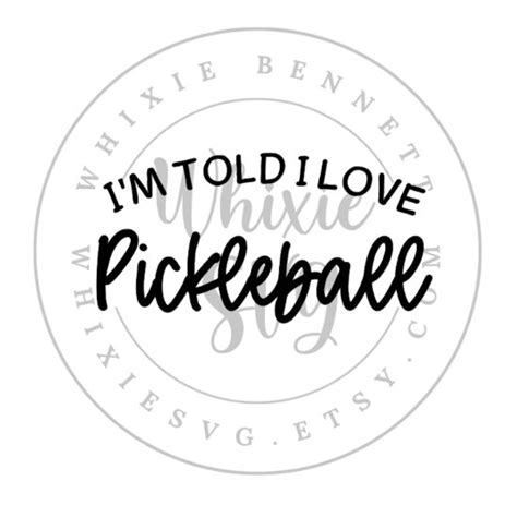 Love Pickleball Svg Love Pickleball Png Love Pickleball Etsy