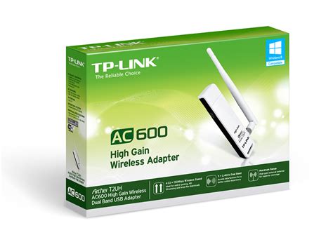 Archer T2uh Ac600 High Gain Wireless Dual Band Usb Adapter Tp Link
